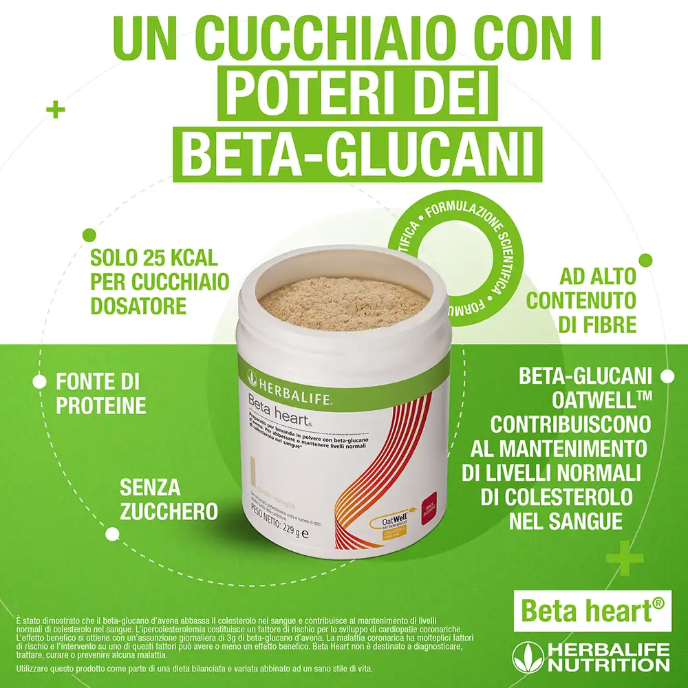 beta heart herbalife mantenimento dei livelli normali di colesterolo nel sangue