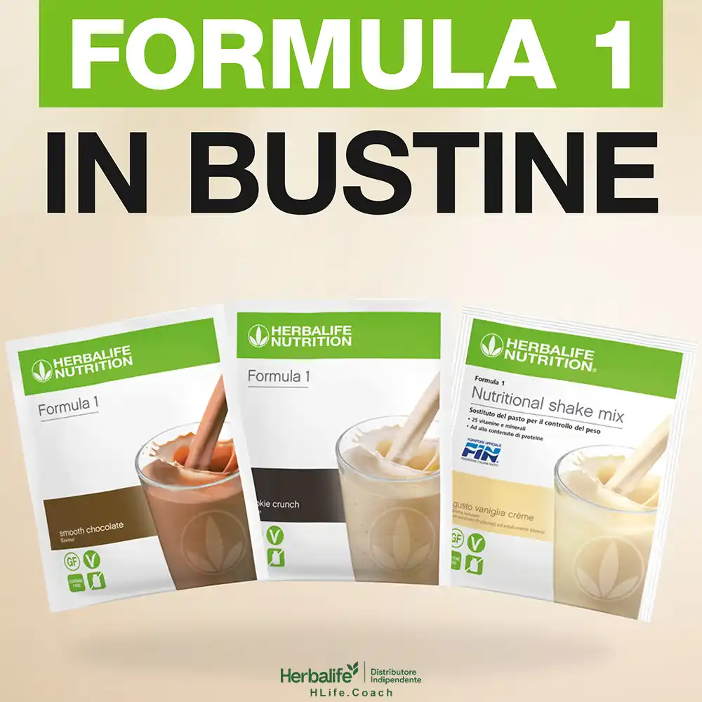 herbalife bustine sostituto del pasto formula 1 bustine herbalife