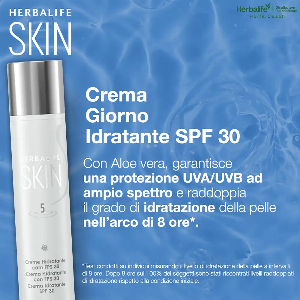 herbalife crema idratante spf30 protezione uva uvb