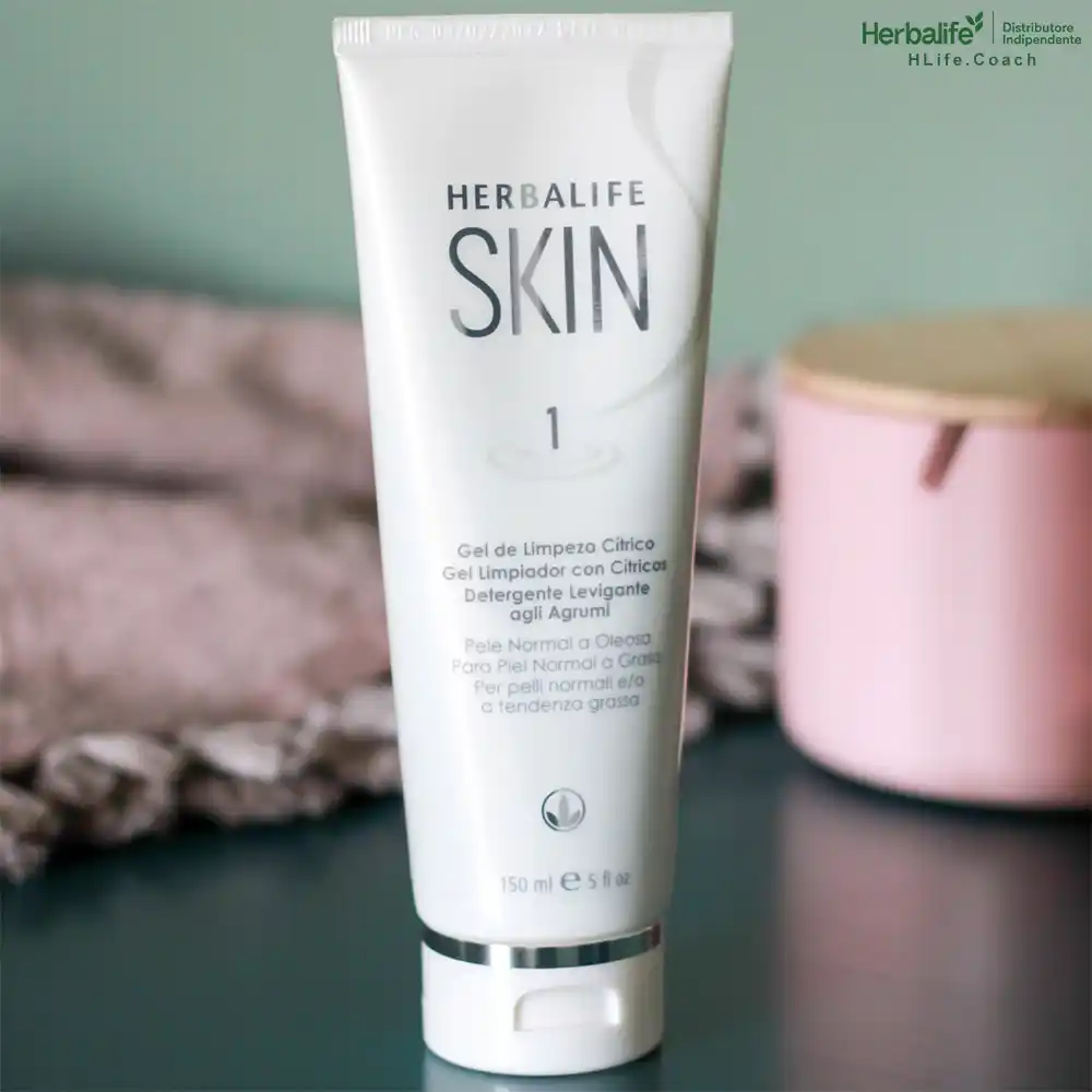 herbalife detergente levigante agli agrumi per pelle grassa herbalife skin
