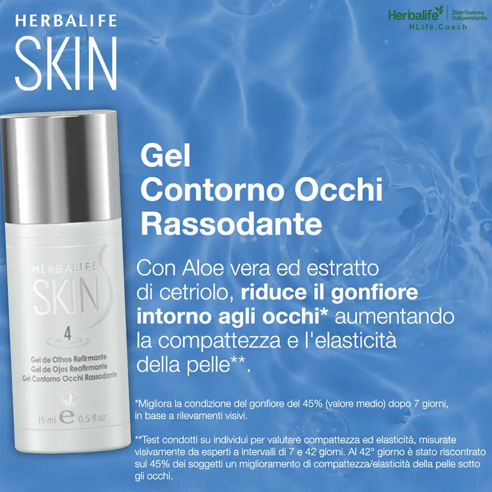 herbalife gel contorno occhi rassodante riduce il gonfiore intorno agli occhi