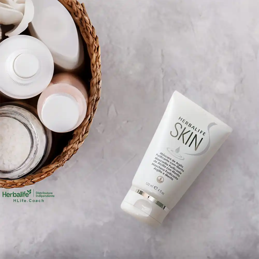 herbalife maschera purificante argilla e menta herbalife skin