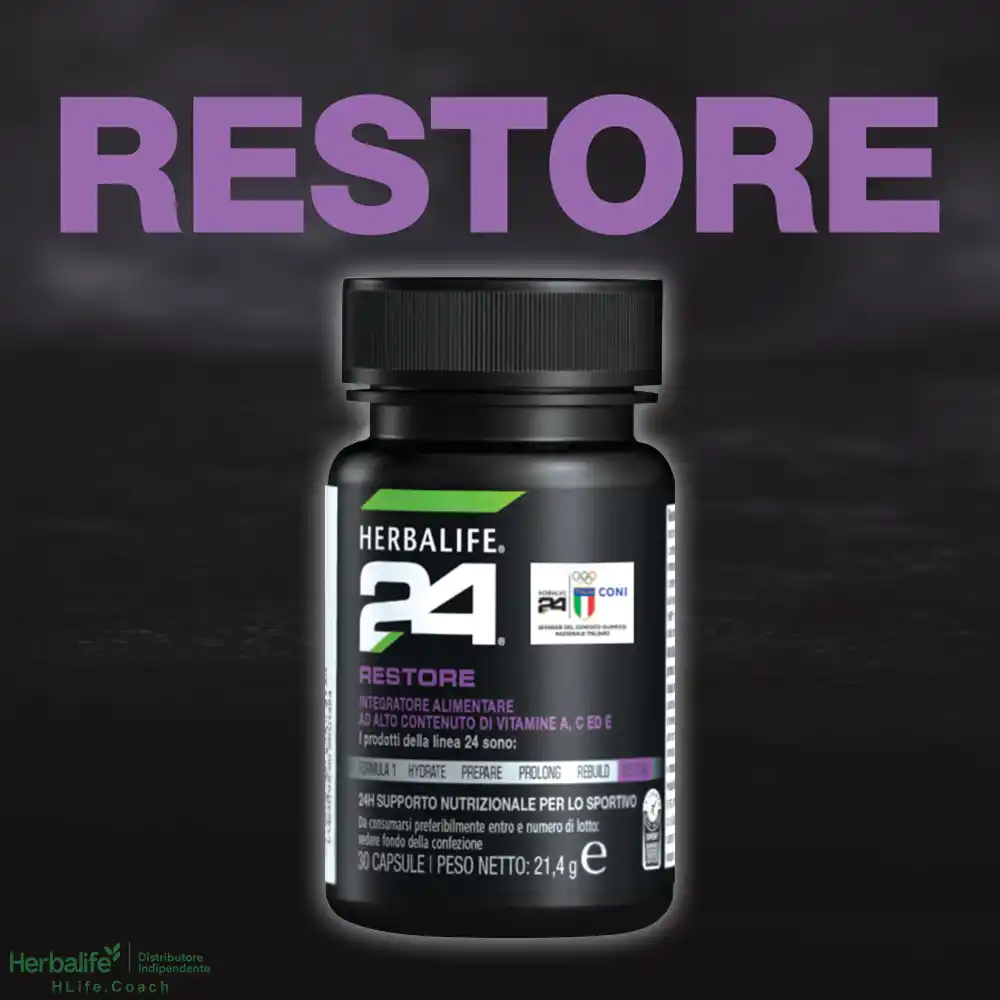 herbalife restore h24 herbalife migliore qualità del sonno e recupero muscolare