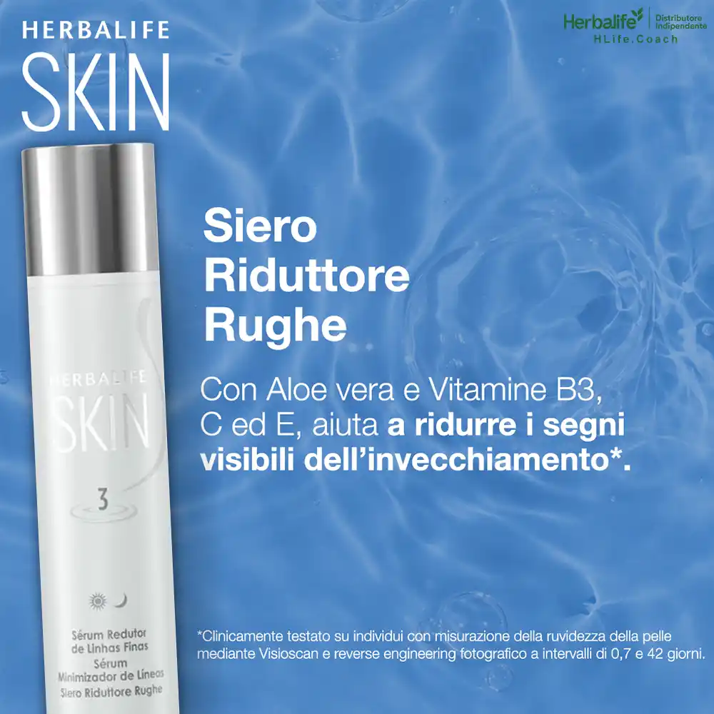 herbalife siero riduttore rughe herbalife skin